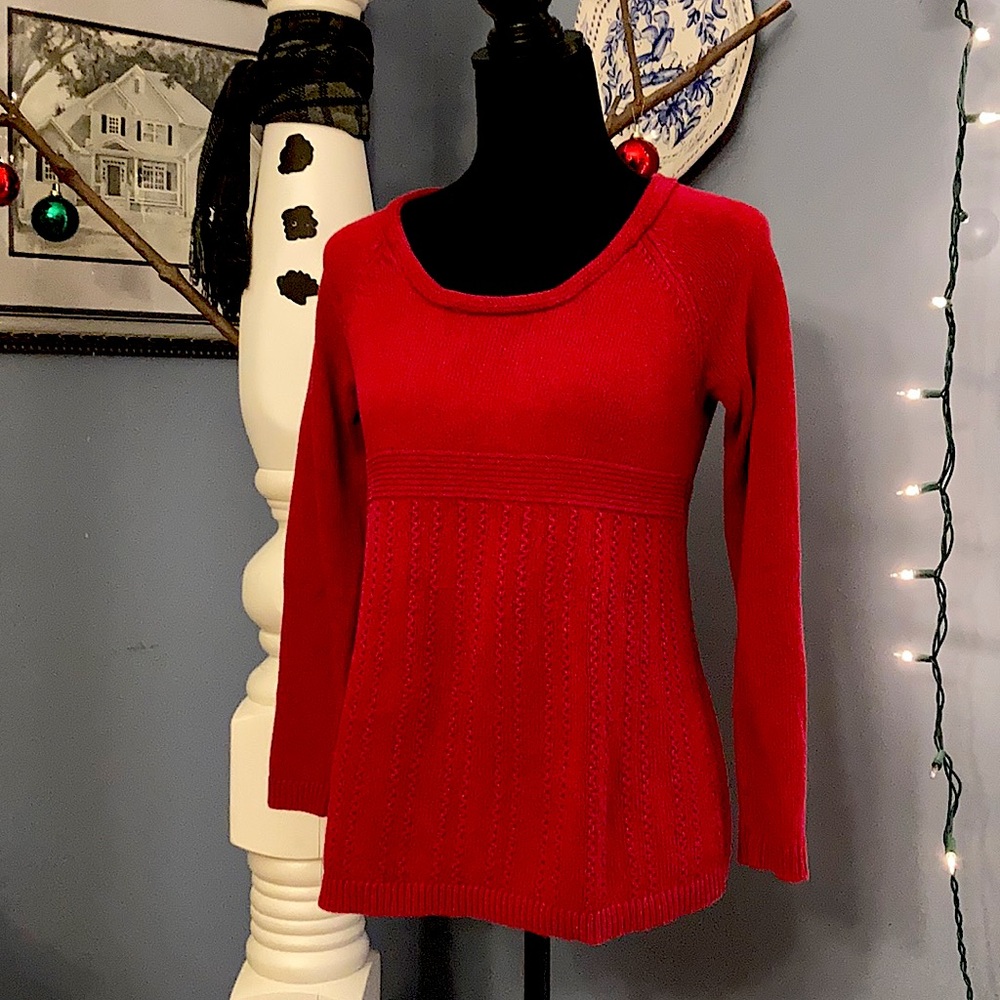 LOFT cable Maternity Sweater